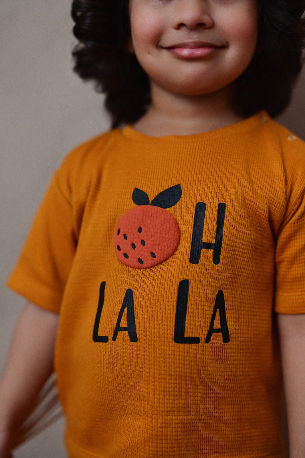 Ribbed oh la la Printed Set